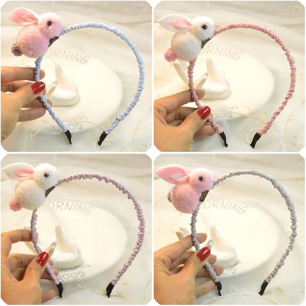 playful cute children girls headband three-dimensional plush headband children cute white ear hair accessorie, Slivery;white 
playful cute children girls headband three-dimensional plush headband children cute white ear hair accessorie, Slivery;white