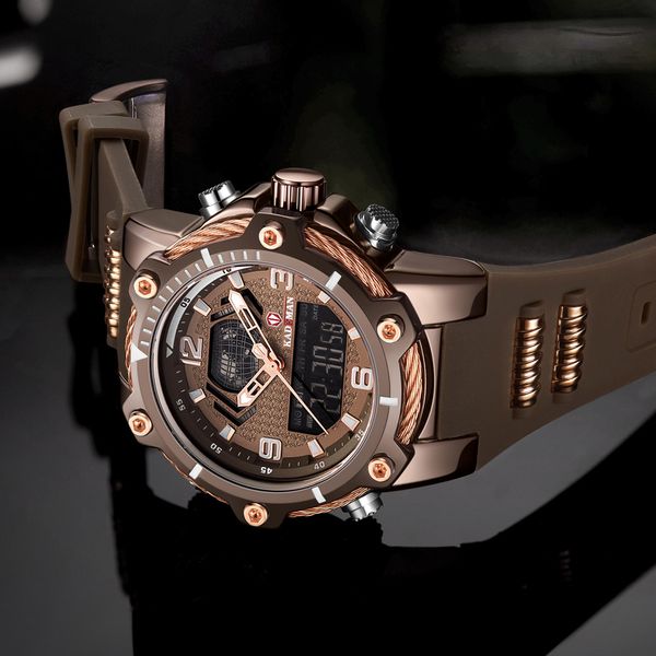 calderman new mens alarm clock calendar multi-function sports waterproof tape watch mens watch, Slivery;brown
calderman new mens alarm clock calendar multi-function sports waterproof tape watch mens watch, Slivery;brown