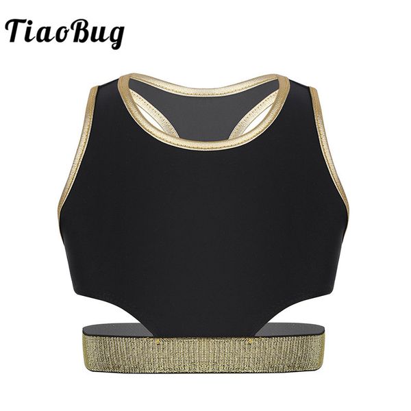 stage wear kids girls sleeveless workout sports short crop ballet gymnastics child stretchy dancewear performance dance costume, Black;red
stage wear kids girls sleeveless workout sports short crop ballet gymnastics child stretchy dancewear performance dance costume, Black;red