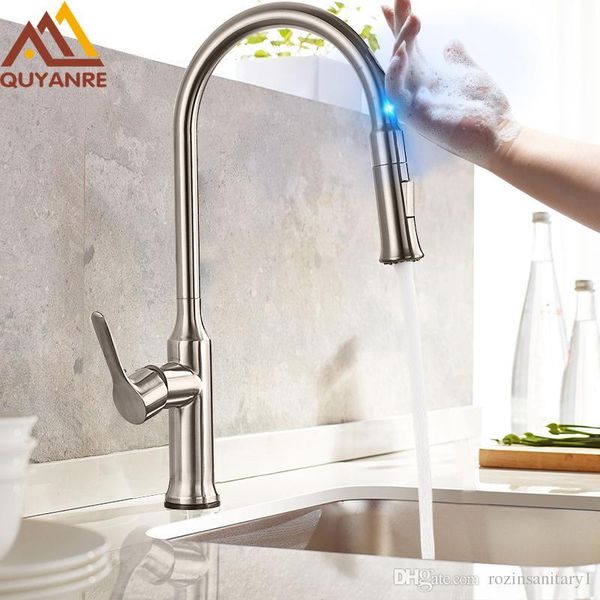 pull out touch senser kitchen faucet 360 rotation smart kitchen faucet sensor tap single handle mixer tap
pull out touch senser kitchen faucet 360 rotation smart kitchen faucet sensor tap single handle mixer tap