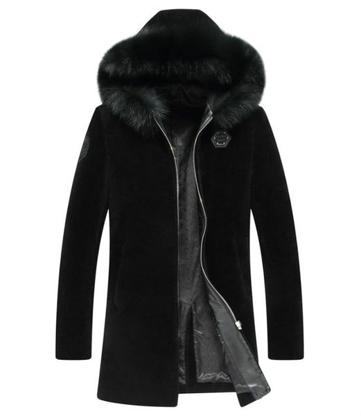 men's leather & faux 100% wool coat winter jacket men real shee shearling fur coats male collar lamb warm jackets chaqueta hombre my166, Black
men's leather & faux 100% wool coat winter jacket men real shee shearling fur coats male collar lamb warm jackets chaqueta hombre my166, Black