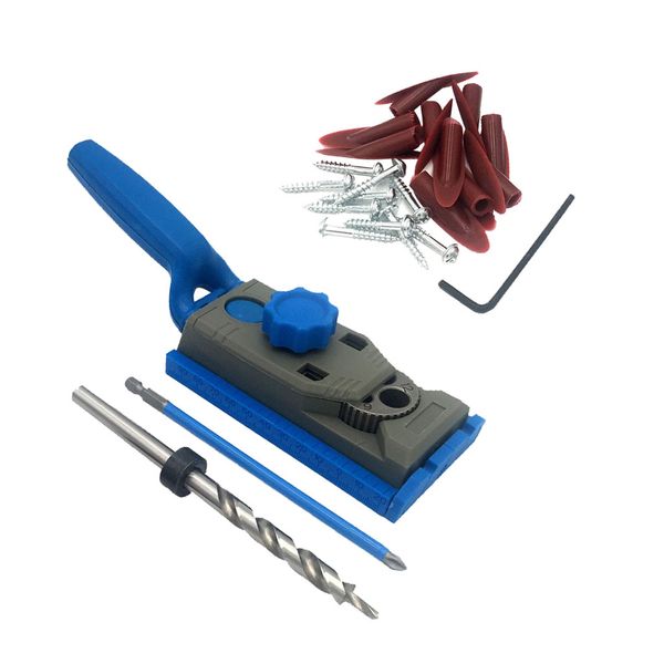 pocket hole screw jig dowel drill set corner joints board screwdriver bit
pocket hole screw jig dowel drill set corner joints board screwdriver bit
