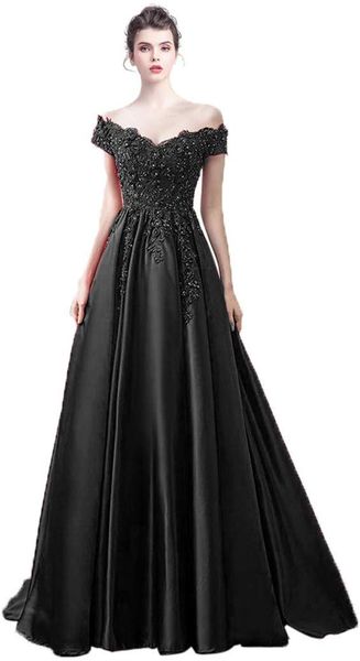 purple blue red green prom dress off shoulder satin lace appliqued beads long dress ball gowns evening party gown graduation sweet 16 dress, Black;red
purple blue red green prom dress off shoulder satin lace appliqued beads long dress ball gowns evening party gown graduation sweet 16 dress, Black;red