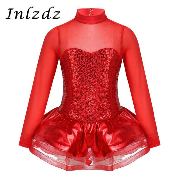 kids girls shiny ballet dress sequinstulle splice keyhole back figure ice skating roller skating ballet leotard tutu costume, Black;red
kids girls shiny ballet dress sequinstulle splice keyhole back figure ice skating roller skating ballet leotard tutu costume, Black;red