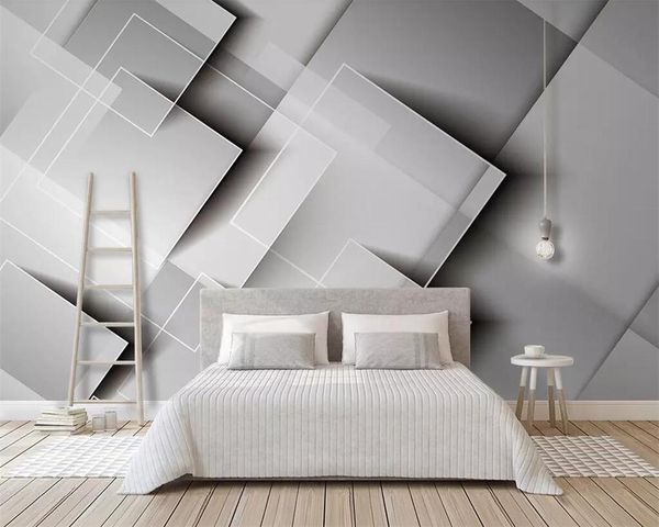 wellyu custom mural geometric gradient square wallpaper 3d gray bedroom tv background wall home decoration 3d wallpaper
wellyu custom mural geometric gradient square wallpaper 3d gray bedroom tv background wall home decoration 3d wallpaper