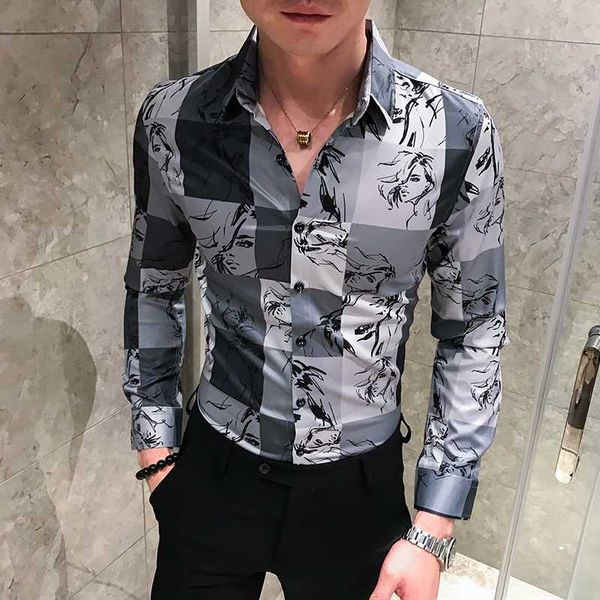 2020 new spring wonderful personality colorful casual slim long sleeve mens shirt avatar printed night club party men shirt, White;black
2020 new spring wonderful personality colorful casual slim long sleeve mens shirt avatar printed night club party men shirt, White;black