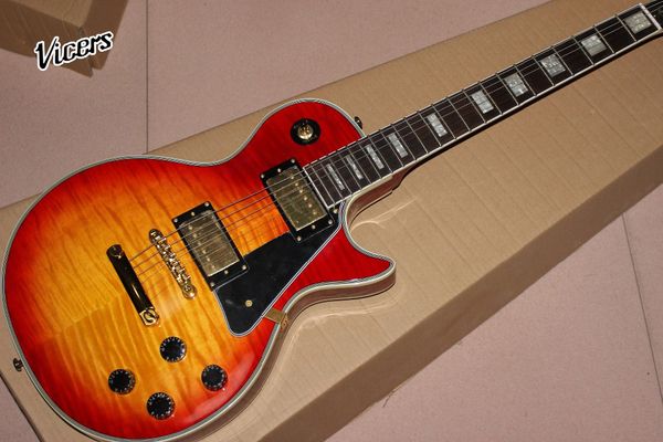пользовательский магазин, стандартного заказ электрического guitar.sunburst цвета тигр пламени gitaar.rosewood гриф guitarra.black накладка
пользовательский магазин, стандартного заказ электрического guitar.sunburst цвета тигр пламени gitaar.rosewood гриф guitarra.black накладка