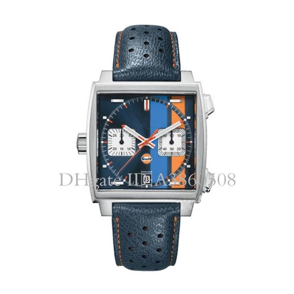 2020 chronograph quartz watch for mens stainless steel wristwatch leather strap men monaco sport watches, Slivery;brown
2020 chronograph quartz watch for mens stainless steel wristwatch leather strap men monaco sport watches, Slivery;brown