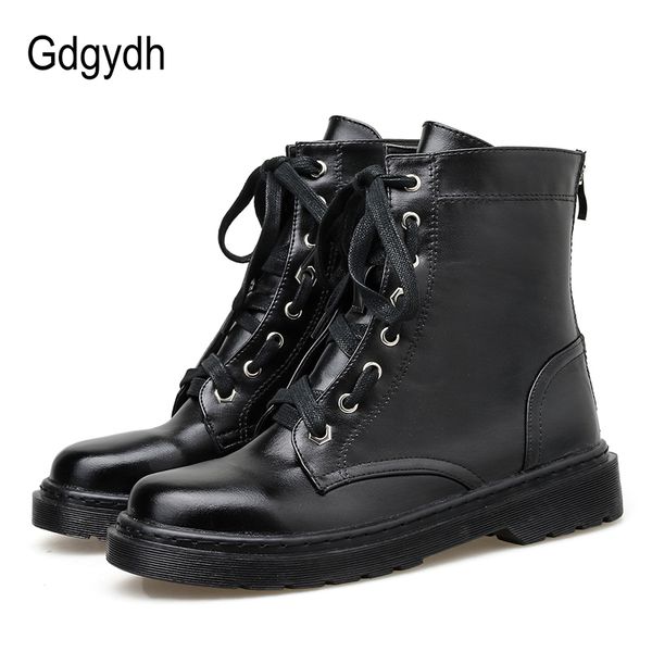 gdgydh lace up chunky boots women rubber sole autumn winter women short boots lace up round toe with zipper low heel drop ship, Black
gdgydh lace up chunky boots women rubber sole autumn winter women short boots lace up round toe with zipper low heel drop ship, Black