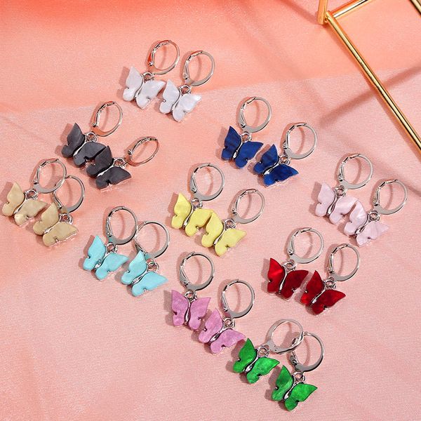 just feel 2pair/sets boho butterfly stud earrings simple acrylic silver color small earrings girls fashion statement jewelry, Golden;silver
just feel 2pair/sets boho butterfly stud earrings simple acrylic silver color small earrings girls fashion statement jewelry, Golden;silver