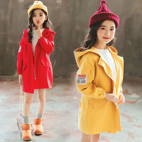 2018 girl new pattern solid color even hat loose coat street wind long lengthen waist windbreaker jacket for children clothing, Blue;gray
2018 girl new pattern solid color even hat loose coat street wind long lengthen waist windbreaker jacket for children clothing, Blue;gray