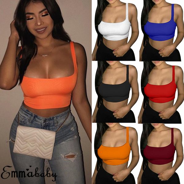 sexy women solid strappy tanks жилет crop top лето без рукавов рубашки шеи пляж женщины спортивные майки, Black;white
sexy women solid strappy tanks жилет crop top лето без рукавов рубашки шеи пляж женщины спортивные майки, Black;white