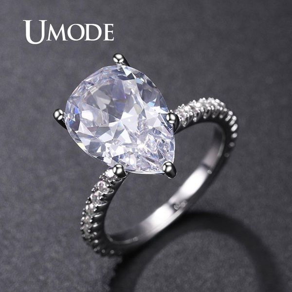 umode big zircon stone rings for women pear cut lover girls silver female engagement ring wedding fashion jewelry party ur0577a, Slivery;golden
umode big zircon stone rings for women pear cut lover girls silver female engagement ring wedding fashion jewelry party ur0577a, Slivery;golden