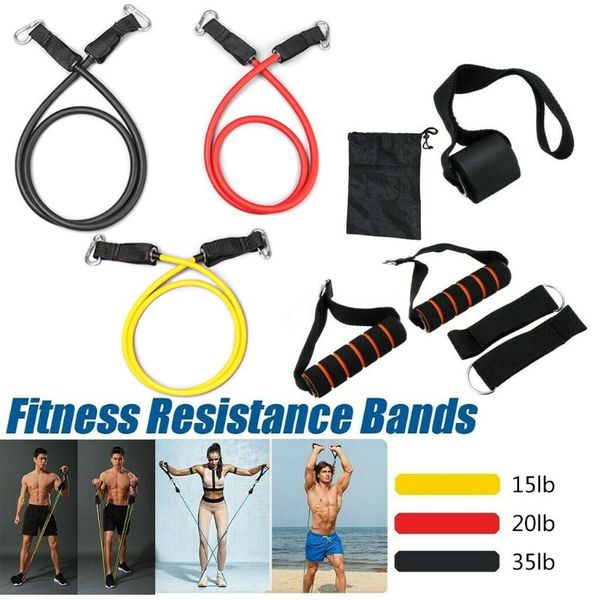 resistance band set 3 stackable exercise bands (10lb,20lb,30lb) with ankle strap
resistance band set 3 stackable exercise bands (10lb,20lb,30lb) with ankle strap