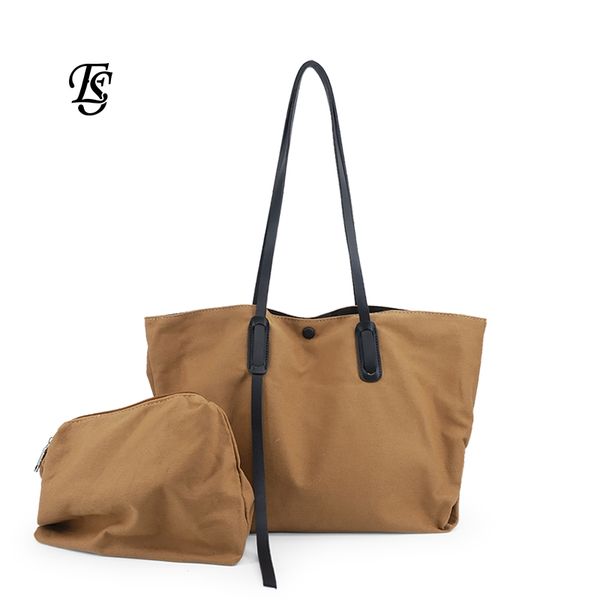 2 piecs/1set women's shoulder bag canvas material black crossbody bag large capacity practicalhandbag for shopping work
2 piecs/1set women's shoulder bag canvas material black crossbody bag large capacity practicalhandbag for shopping work