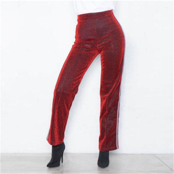 autumn spring stylish new women elastic high waist striped full pants casual loose solid stretch trousers red green clothes s-xl, Black;white
autumn spring stylish new women elastic high waist striped full pants casual loose solid stretch trousers red green clothes s-xl, Black;white
