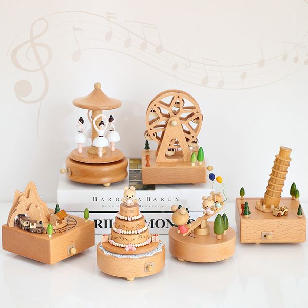 wood music box caja musical wooden boxes girls clockwork craft engraved birthday gift home decoration accessories
wood music box caja musical wooden boxes girls clockwork craft engraved birthday gift home decoration accessories