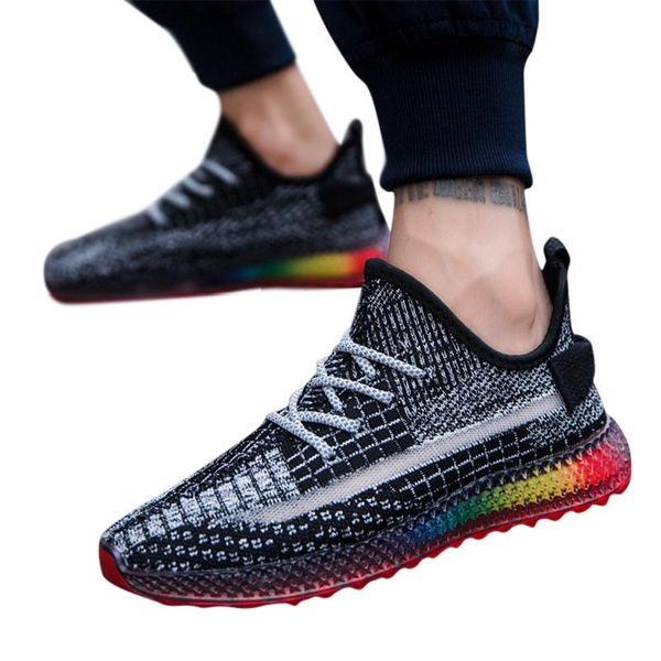 men's trend rainbow jelly soles sports shoes outdoor flying woven breathable casual non-slip wear casual running shoes
men's trend rainbow jelly soles sports shoes outdoor flying woven breathable casual non-slip wear casual running shoes