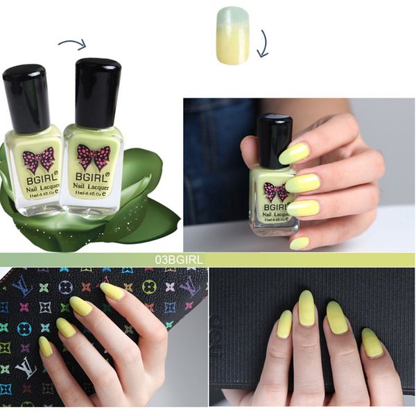 11ml temperature change long-lasting nail polish quick drying nail gel lightweight gel varnish diy art
11ml temperature change long-lasting nail polish quick drying nail gel lightweight gel varnish diy art