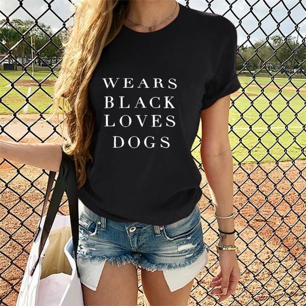 wears black loves dogs letter print t shirt women short sleeve o neck loose tshirt summer women tee shirt camisetas mujer, White
wears black loves dogs letter print t shirt women short sleeve o neck loose tshirt summer women tee shirt camisetas mujer, White