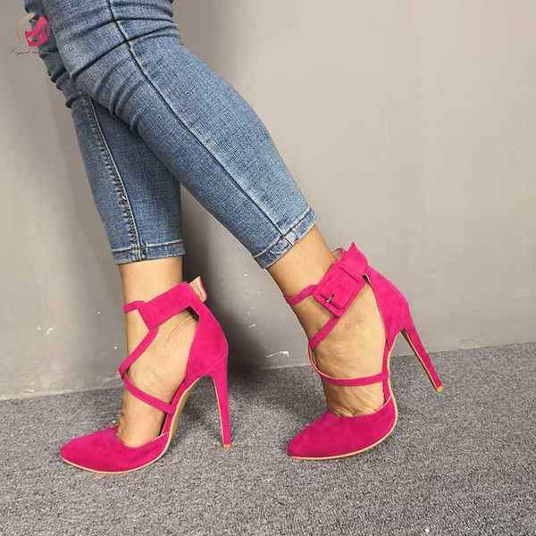 original intention new fashion fushia super high heels sandals woman pointed toe thin high heels grace mature shoes female 4-15, Black
original intention new fashion fushia super high heels sandals woman pointed toe thin high heels grace mature shoes female 4-15, Black