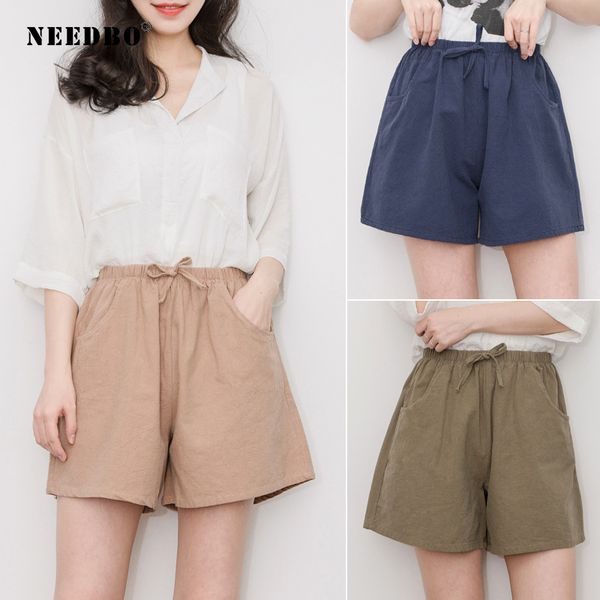needbo shorts women office ladies summer shorts for women wide leg loose high waist casual plus size 2019, White;black
needbo shorts women office ladies summer shorts for women wide leg loose high waist casual plus size 2019, White;black