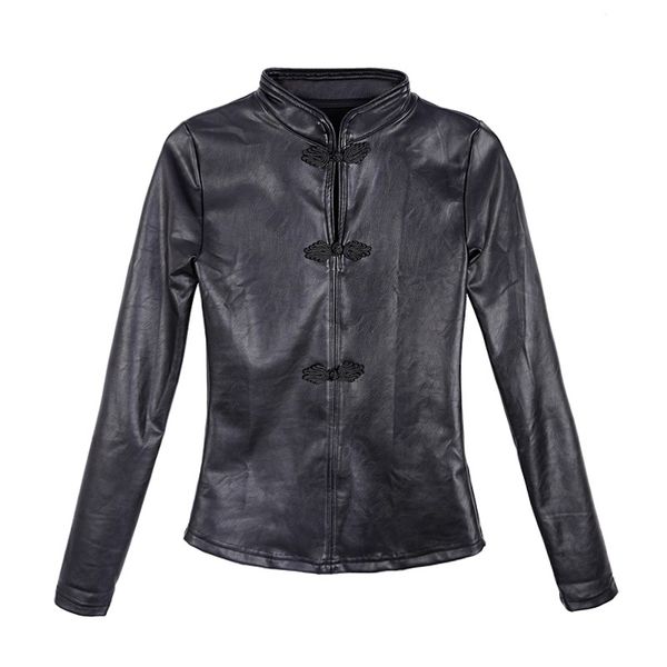 women's leather & faux women autumn winter pu jacket casual slim soft moto biker female coat basic streetwear, Black
women's leather & faux women autumn winter pu jacket casual slim soft moto biker female coat basic streetwear, Black