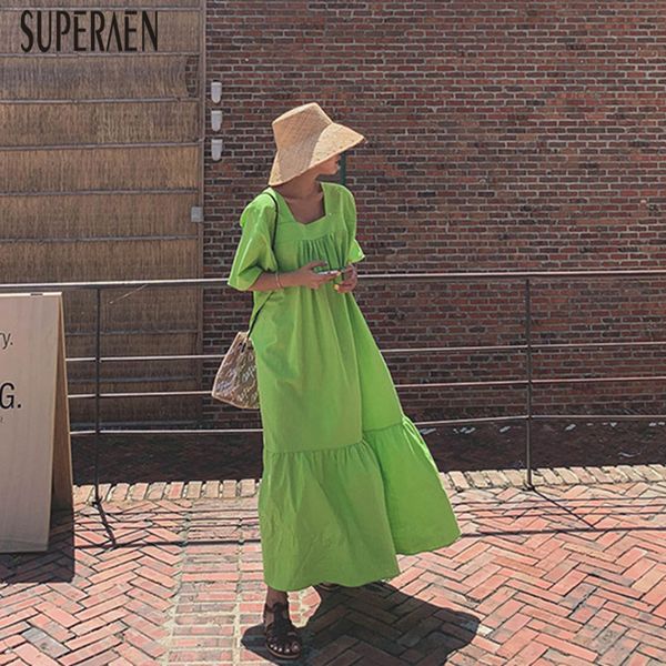 superaen summer 2020 new long dress women korean-style pluz size cotton linen ladies dress square collar women clothing, Black;gray
superaen summer 2020 new long dress women korean-style pluz size cotton linen ladies dress square collar women clothing, Black;gray
