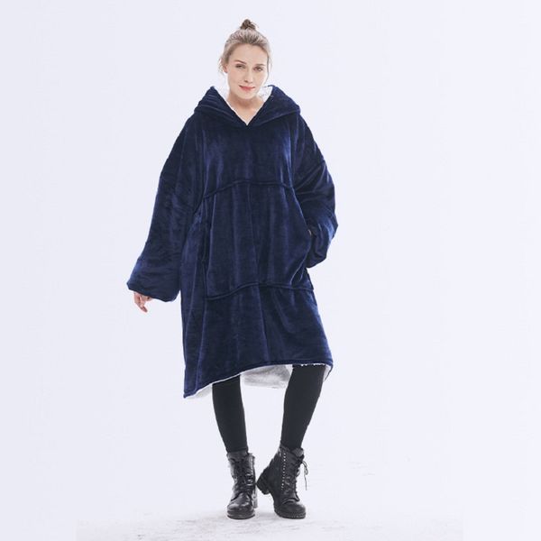 inner lambskin outer flannel warm hooded sleeping blanket is easy to wear after bathing or after getting up for a better life
inner lambskin outer flannel warm hooded sleeping blanket is easy to wear after bathing or after getting up for a better life