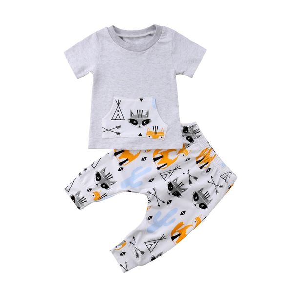 newborn kids baby boy pocket tops t-shirt + long pants 2pcs outfit set clothes 0-2years, White
newborn kids baby boy pocket tops t-shirt + long pants 2pcs outfit set clothes 0-2years, White