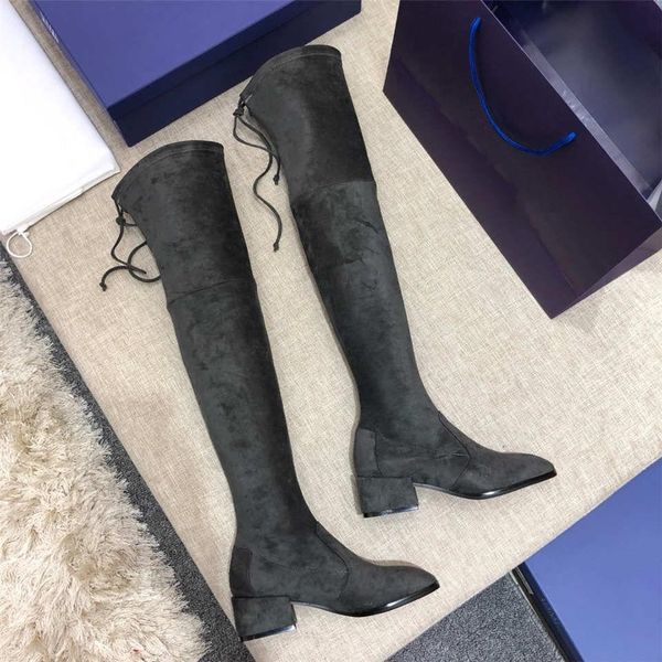 2019 designer winter new luxury casual thigh-high boots les chaussures women's boots 35 to 42 yards 5cm heel grey, Black
2019 designer winter new luxury casual thigh-high boots les chaussures women's boots 35 to 42 yards 5cm heel grey, Black
