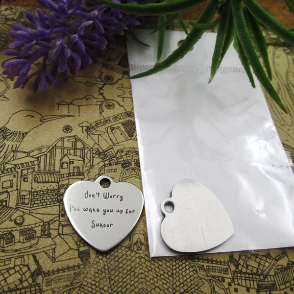 40pcs--"don't worry i'll wake you up for suhoor"stainless steel charms more style for choosing diy charms pendants for n, Bronze;silver 
40pcs--"don't worry i'll wake you up for suhoor"stainless steel charms more style for choosing diy charms pendants for n, Bronze;silver