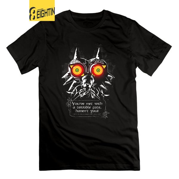 eightin the legend of zelda majoras mask meeting with a terrible fate t shirt short sleeves t-shirt men's o neck cotton tees, White;black
eightin the legend of zelda majoras mask meeting with a terrible fate t shirt short sleeves t-shirt men's o neck cotton tees, White;black