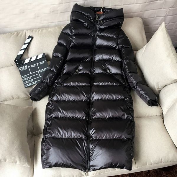 2019 winter long down parka 90% white duck down jacket women thick warm long winter coat women hooded female jacket, Black
2019 winter long down parka 90% white duck down jacket women thick warm long winter coat women hooded female jacket, Black
