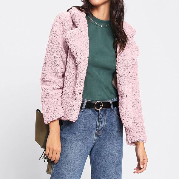 women casual fur turn-down plush coat outwear long sleeve cardigan coat manteau jaqueta feminina casaco feminino chaqueta mujer, Black;brown
women casual fur turn-down plush coat outwear long sleeve cardigan coat manteau jaqueta feminina casaco feminino chaqueta mujer, Black;brown