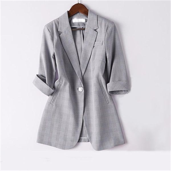 women plaid blazers and jackets suit ladies new high end work wear plus size 4xl casual female outerwear wear to work coat, White;black
women plaid blazers and jackets suit ladies new high end work wear plus size 4xl casual female outerwear wear to work coat, White;black
