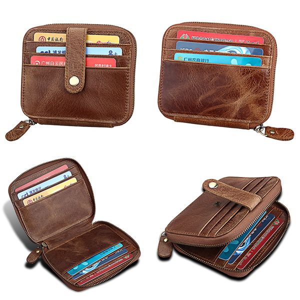 genuine leather rfid blocking zipper coin purses fashion women men short wallet multi credit bank cards holder pocket gift, Brown;gray
genuine leather rfid blocking zipper coin purses fashion women men short wallet multi credit bank cards holder pocket gift, Brown;gray