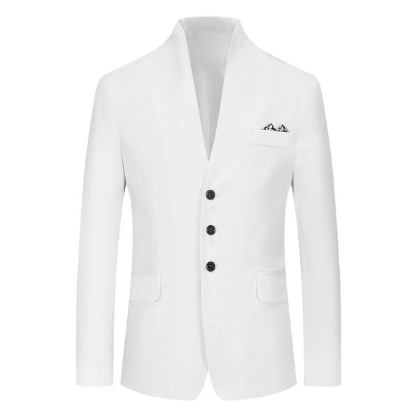 men jackets male stand collar male blazers slim fit mens blazer black jacket men plus size 3xl, White;black
men jackets male stand collar male blazers slim fit mens blazer black jacket men plus size 3xl, White;black