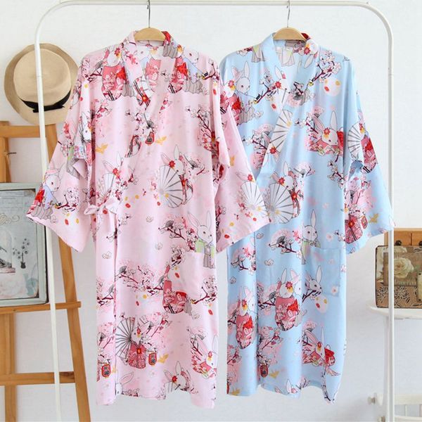 women cute print robe female cotton kimono gown casual sleepwear nightdress bathrobe intimate lingerie soft homewear, Black;red
women cute print robe female cotton kimono gown casual sleepwear nightdress bathrobe intimate lingerie soft homewear, Black;red