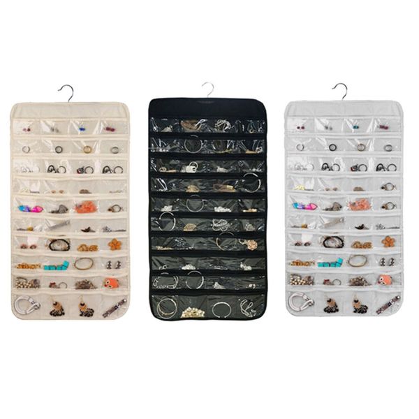 80 grids pockets/set organizadores box hanging jewelry organizer display earring rings bracelets storage bag hanger
80 grids pockets/set organizadores box hanging jewelry organizer display earring rings bracelets storage bag hanger