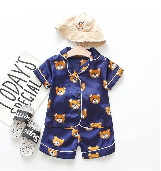 2-6 years baby cotton blends short sleeve pajamas nightdress sleepwear girls boys underwear children nightgown kids pjms jly 002, Blue;red
2-6 years baby cotton blends short sleeve pajamas nightdress sleepwear girls boys underwear children nightgown kids pjms jly 002, Blue;red