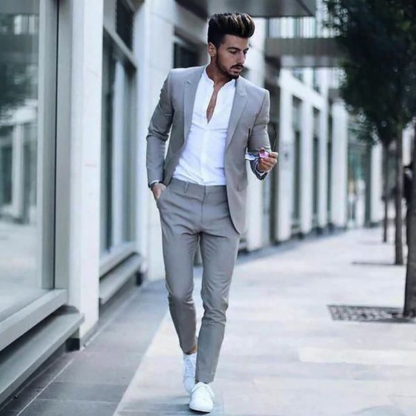 2020 latest grey mens slim fit suits casual custom mens business formal tuxedo wedding suits 2 pieces costume homme jacket pants, White;black
2020 latest grey mens slim fit suits casual custom mens business formal tuxedo wedding suits 2 pieces costume homme jacket pants, White;black