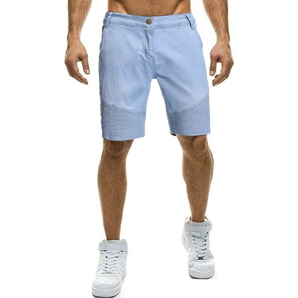 light blue pleated mens shorts summer knee length denim loose men s casual relaxed man clothing, White;black
light blue pleated mens shorts summer knee length denim loose men s casual relaxed man clothing, White;black