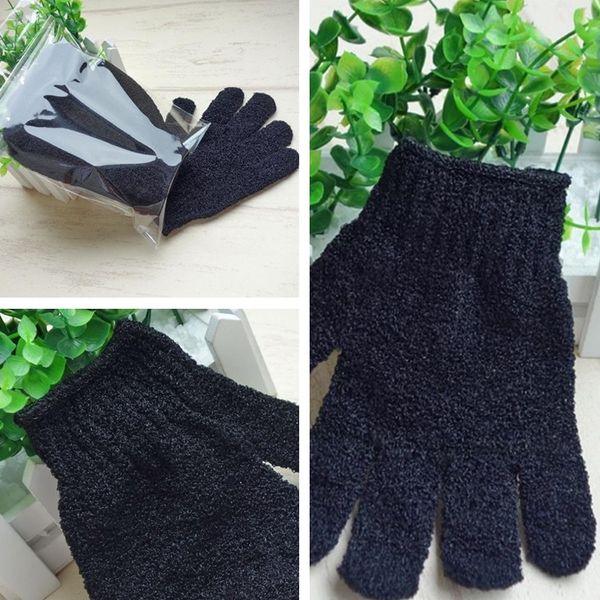 new black nylon body cleaning shower gloves exfoliating bath glove five fingers bath bathroom gloves home supplies t2i337-2
new black nylon body cleaning shower gloves exfoliating bath glove five fingers bath bathroom gloves home supplies t2i337-2