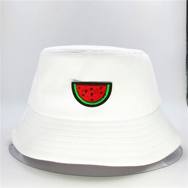 2020 new style red watermelon embroidery bucket hat fisherman hat outdoor travel sun cap hats for men and women 130
2020 new style red watermelon embroidery bucket hat fisherman hat outdoor travel sun cap hats for men and women 130