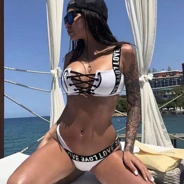 designer swimwear swimsuit women bikinis crystal diamond bikini set metal chain swimwear female luxury aristocratic swimming suit letter, White;black 
designer swimwear swimsuit women bikinis crystal diamond bikini set metal chain swimwear female luxury aristocratic swimming suit letter, White;black