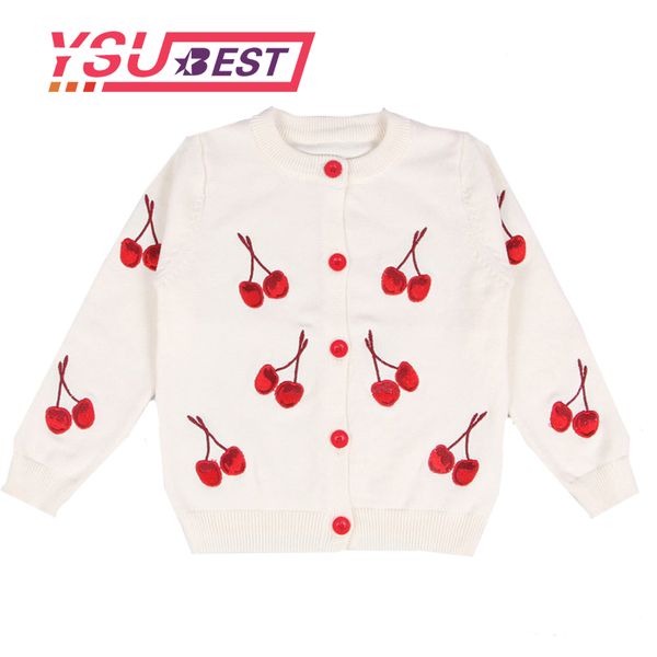 2019 new spring autumn children sweater girls knit cardigan sweater coat baby cartoon cherries fashionable white, Blue
2019 new spring autumn children sweater girls knit cardigan sweater coat baby cartoon cherries fashionable white, Blue