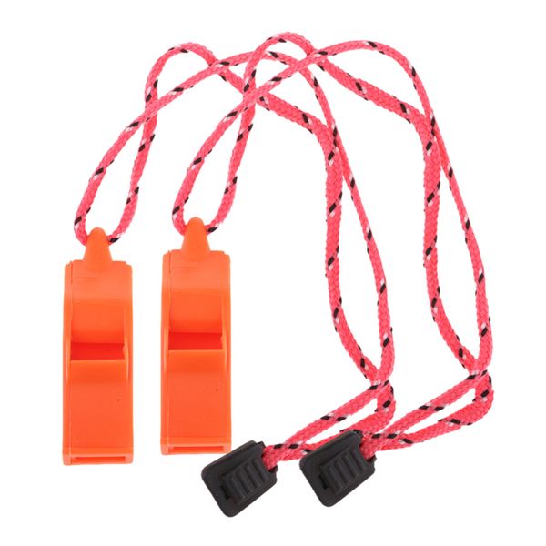 2x high decibel outdoor emergency whistle for safety boating camping hunting
2x high decibel outdoor emergency whistle for safety boating camping hunting