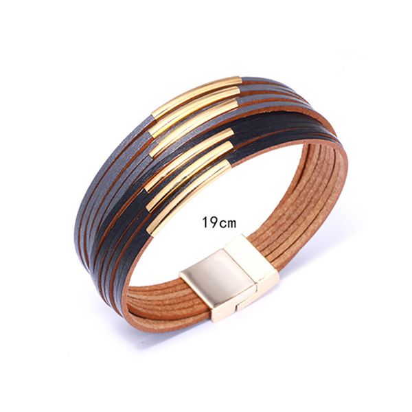 2019 new fashion multiple layers gold/silver/red/black leather bracelets for woman pulsera mujer charm bracelet gifts jewelry z4, Golden;silver
2019 new fashion multiple layers gold/silver/red/black leather bracelets for woman pulsera mujer charm bracelet gifts jewelry z4, Golden;silver
