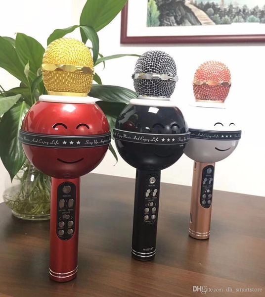 ws878 wireless bluetooth led lights karaoke microphone phone music player with magic mic for ing
ws878 wireless bluetooth led lights karaoke microphone phone music player with magic mic for ing